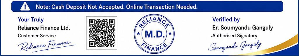 Reliance Finance Footer